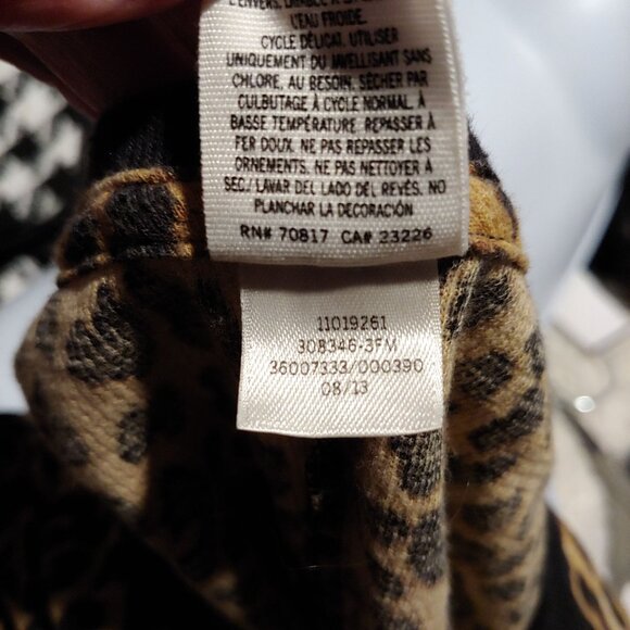 Victoria's Secret Pink Long Jane One Piece Leopard Loungewear PJs S/P - Picture 10 of 11